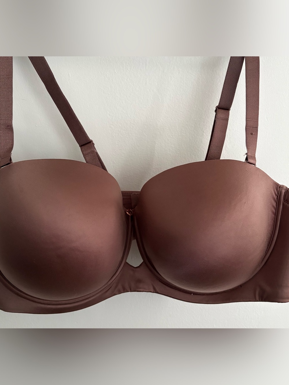 NWOT Ashley Graham x Addition Elle Convertible Strapless Bra Mocha 44G
